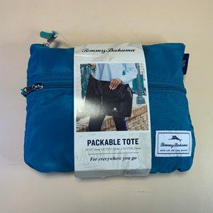 Tommy Bahama Packable Tote Teal Blue